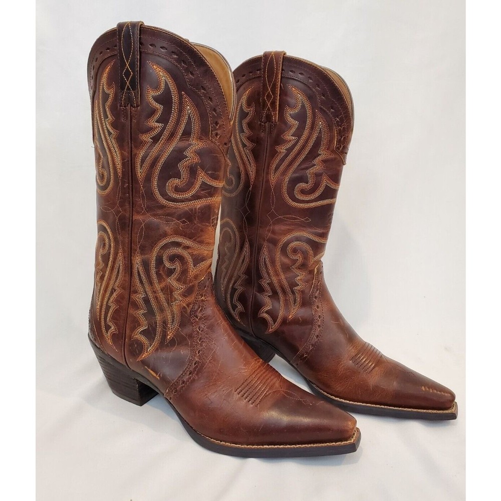 ARIAT Heritage Western X Toe Boots Woman’s Size 9 B Brown